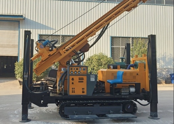 Air And Mud Pump Pneumatic Water Well Drilling Rig 260 Meters For Borehole