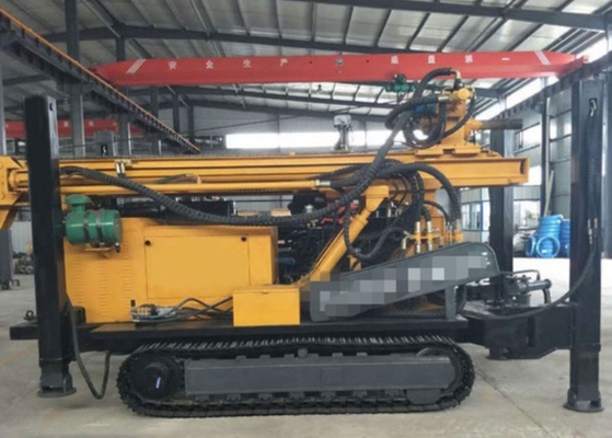 Air And Mud Pump Pneumatic Water Well Drilling Rig 260 Meters For Borehole