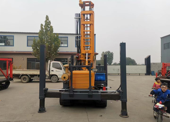 260 mètres de perçage de Rig Crawler Mounted Water Well de tunnel pneumatique de machine