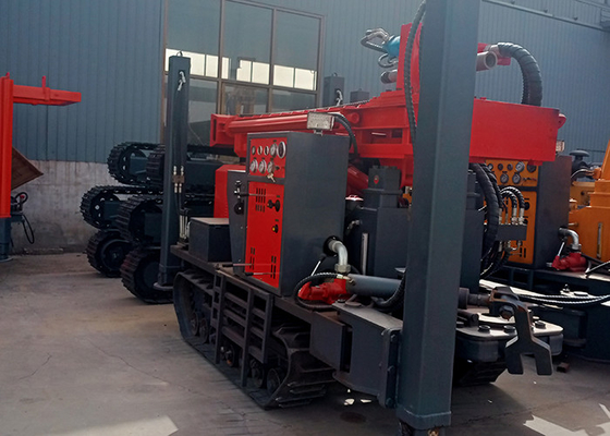 Profondeur à grande vitesse de la plate-forme de forage de Rocky Strata Rotary Water Well 200m pneumatique
