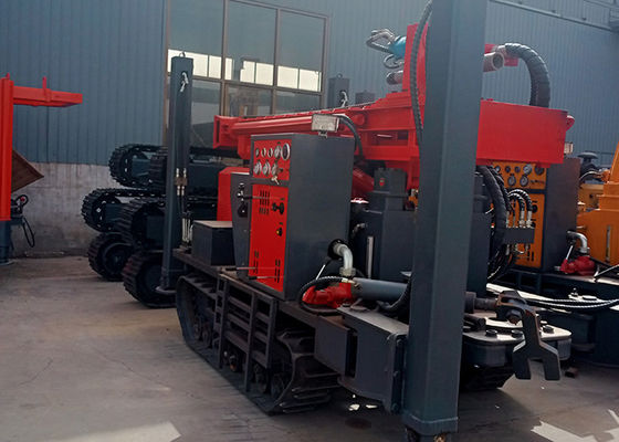 Profondeur à grande vitesse de la plate-forme de forage de Rocky Strata Rotary Water Well 200m pneumatique