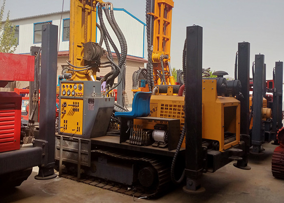 450m Croqueuse hydraulique rotative de forage à moteur diesel
