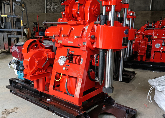 perceuse de noyau de 200m Rig Diesel Engine Engineering Exploration pour rassembler les échantillons GK 200