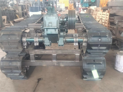 OEM forant le train d'atterrissage de Rig Customized Steel Crawler Track avec le moteur diesel