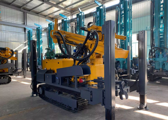 perçage pneumatique Rig Large Water Borehole de la boue 6000kg et de l'air 280 mètres de profondeur