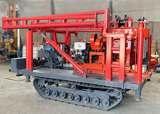 Machine de forage à moteur diesel pour échantillonnage de sol / machine de forage technique 600 kg