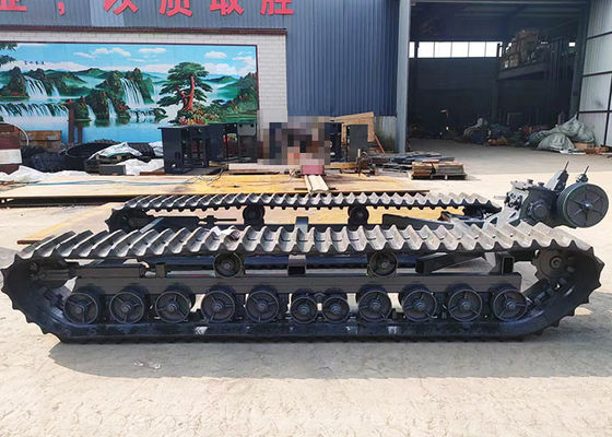 Sous-vêtement à roues de crawler durable avec moteur diesel pour le chargement des machines de forage