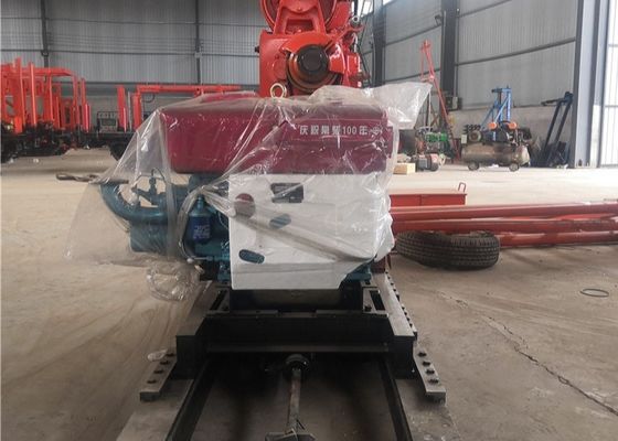 XY-1 Une machine de forage de forage une solution unique pour le forage de puits d'eau à 130 mètres de profondeur