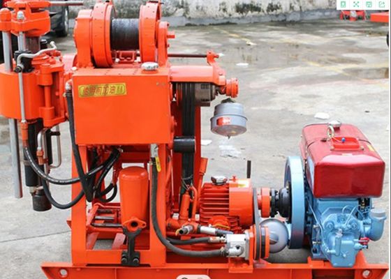 Machine de forage géologique durable, forage hydraulique à rampe à 100 mètres de profondeur