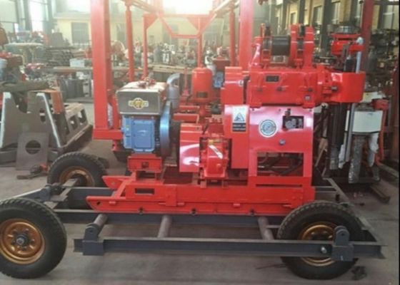 Machine de forage de noyau de précision / machine de forage d'échantillons de sol 100 m profondeur capacité 42 mm diamètre de tige