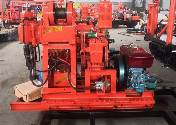XY-1 Une machine de forage de 150 mètres pour l'essai du sol avec moteur diesel de 18 ch pour l'exploration