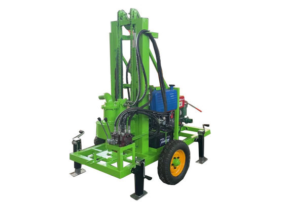 Petit forage de puits de forage de tracteur à mouvement facile avec système hydraulique