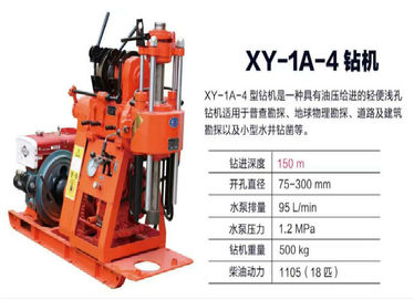 Type diesel facile de puissance de l'installation de perceuse de noyau d'opération XY-1A avec 90° - angle du perçage 75°
