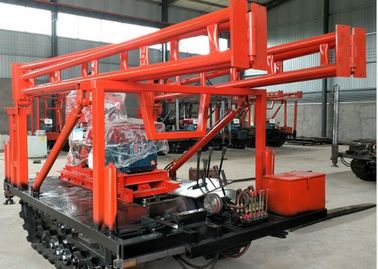 Appareil de forage géotechnique sur chenilles pour exploration de bâtiments, profondeur 200 m