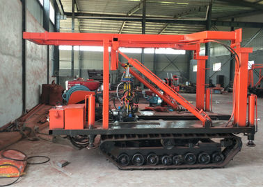 Grande vitesse montée par chenille d'installation de perceuse de reconnaissance du sol avec l'alimentation hydraulique