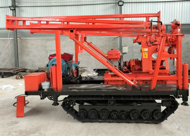 Plate-forme de forage hydraulique mobile de chenille, opération facile montée sur des rails d'installation de perceuse