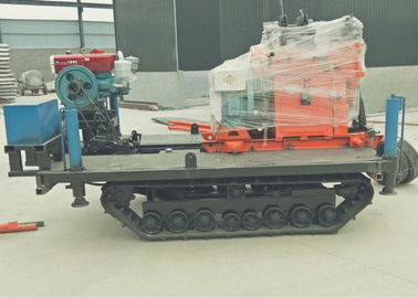 installation de perceuse montée par chenille de profondeur de 100m avec le dispositif de alimentation automatique hydraulique