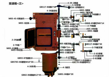 Composants de perceuse de XY-1A d'Assemblée à grande vitesse de Gyrator/plate-forme de forage pour la plate-forme de forage