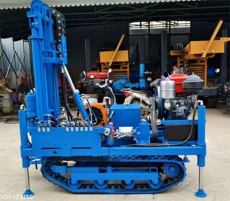 Machine de forage sur chenilles pour puits d'eau à tension de 380 V pour le forage en terrain rocheux à un prix abordable