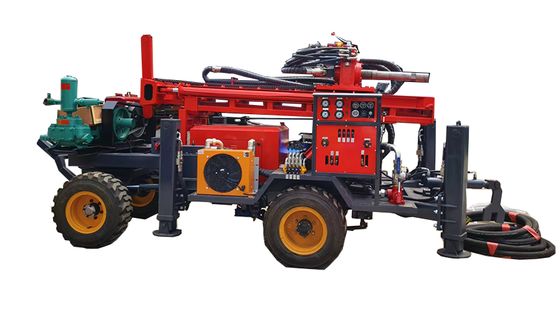 Machine de forage en roche profonde avec outils pour tuyaux / perceuse