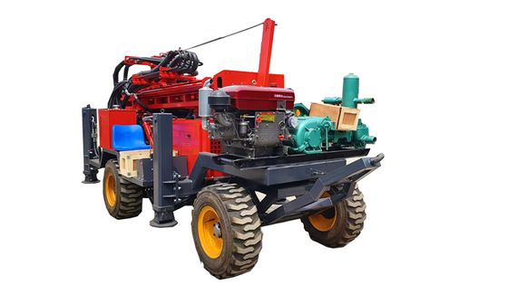 Forage à rouleaux pneumatiques mobiles de 55 kW pour l'irrigation agricole dans les zones arides