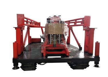 Norme de l'OIN montée par remorque peu profonde de plate-forme de forage de puits d'eau de machine de Shitan