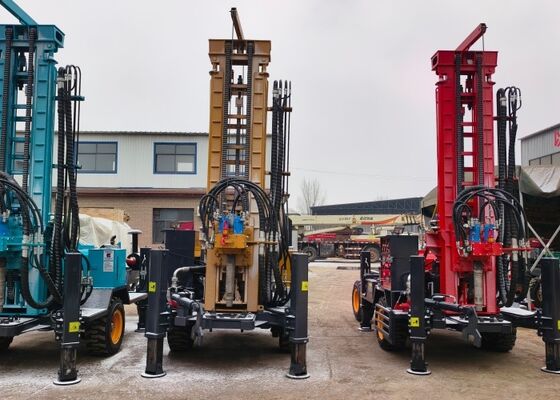 Forage de puits en profondeur pneumatique de cent mètres avec moteur diesel de grande capacité