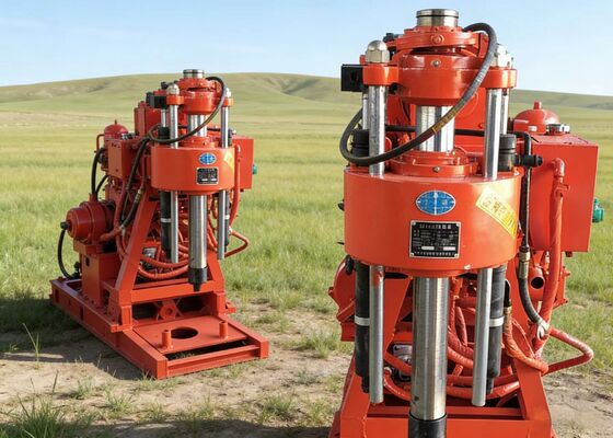 Forage portable avancé de 200 m à trou profond avec alimentation diesel/électrique
