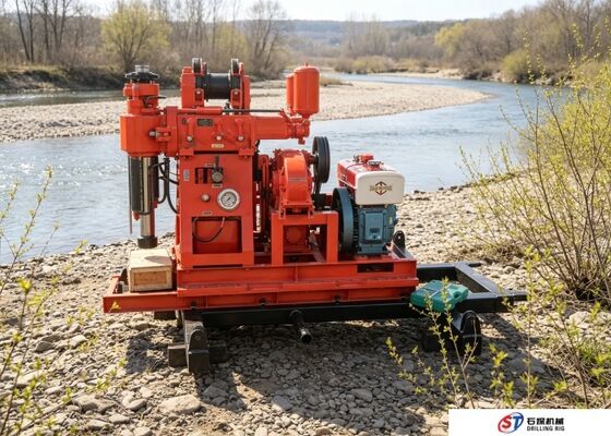 Foreuse minière de forage 100-150 mètres de profondeur pour le carottage