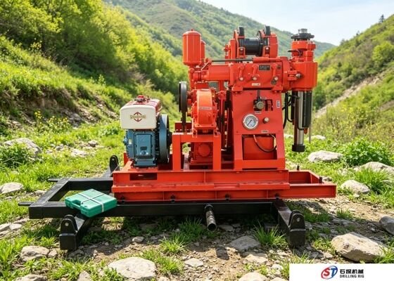 Machine de forage compacte conçue pour faciliter le transport sur les chantiers de construction