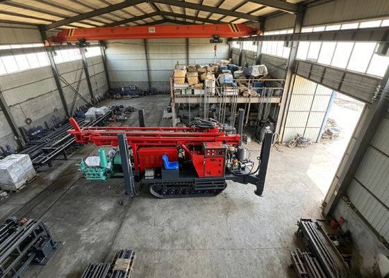 Machine de forage compacte de chenille de construction de désert avec des tiges de forage/foret