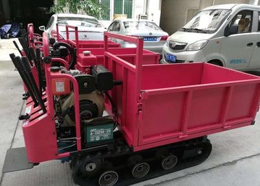 Ferme de moteur diesel extrayant la capacité hydraulique de Mini Dumper Track Transporter 2MT de chenille de voie
