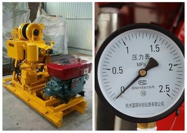 Foreuse diesel électrique d'essai de sol pour l'eau Wells garantie de 1 an