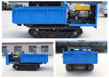 Chargement maximum dépisté diesel de véhicule de mini transporteur hydraulique bleu de voie 2,0 tonnes