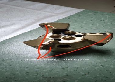 aile du perçage trois de trépan à lames de roche de carbure de 94mm Pdc Convave