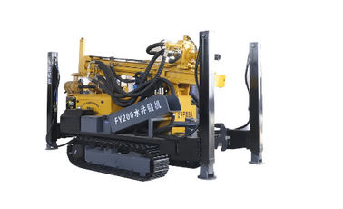 Machine profonde puissante de plate-forme de forage de puits d'eau de 200m avec le compresseur