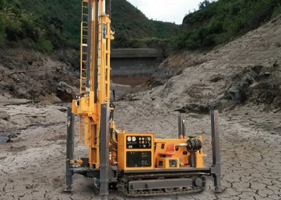 Profondeur de forage plate-forme de forage rotatoire pneumatique de chenille de 400 mètres