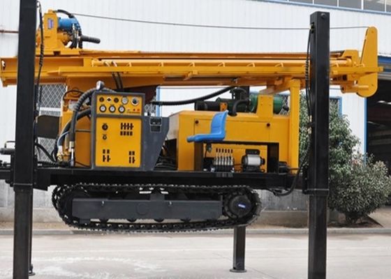 Puits d'eau portatif de 300m forant Rig Machine Double Cylinder Adopting