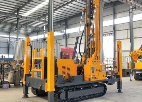 St de compresseur d'air 350 mètres de forage forant puits d'eau Rig Machine