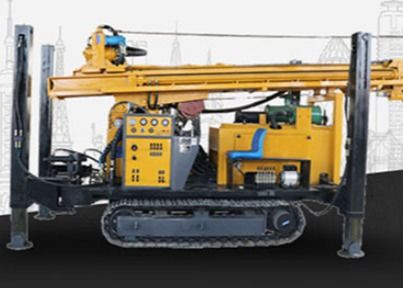 Installation de perceuse montée par chenille diesel pneumatique portative de forage de puits d'eau