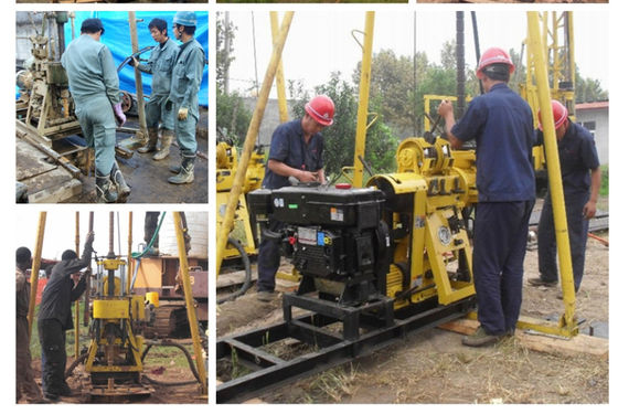 Petite foreuse hydraulique manuelle pour puits de forage