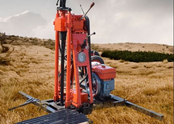 Le perçage de essai Rig Machine With Lightweight Wheels de sol de St 50 a monté 50 mètres de profondeur