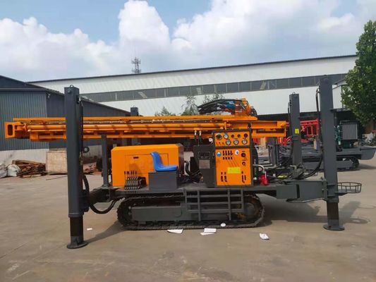 Installation de perceuse montée par camion mobile hydraulique de l'exploitation 350m