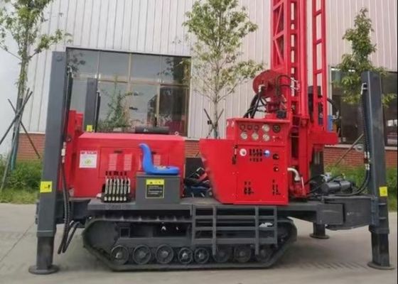 La chenille a monté la plate-forme de forage de Dth de moteur diesel de 180m
