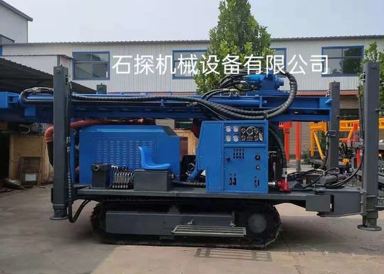 OEM 8.9t 350 mètres de perceuse montée par chenille Rig Pneumatic High Speed