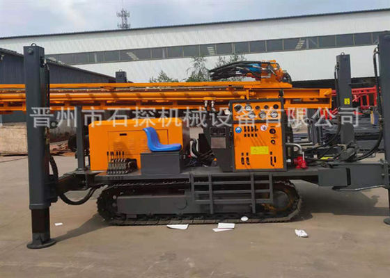 puits d'eau hydraulique profond de chenille de 350m plein forant Rig Pneumatic