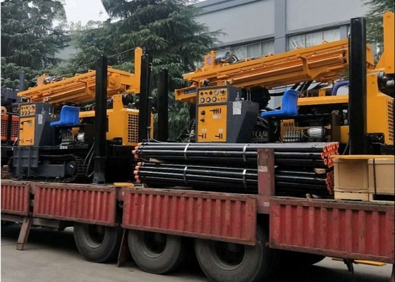 Puits d'eau de chenille de profondeur de 350 mètres forant Rig Diesel Mobile