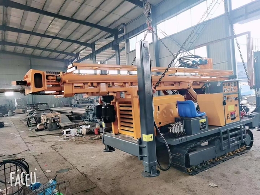 Diamètre 260m profond portatif de l'installation de perceuse de chenille de Dth 105mm