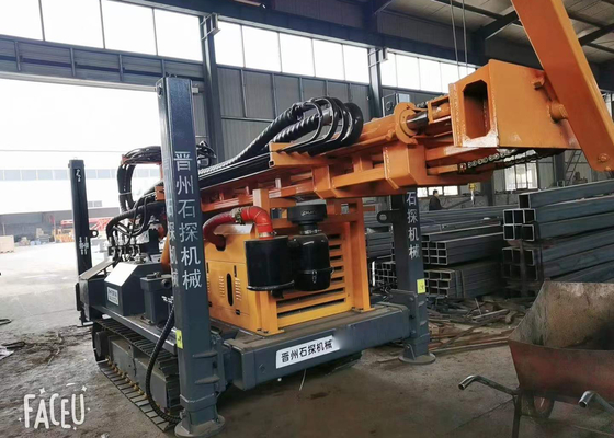perçage pneumatique Rig Rubber Belt Track Household de profondeur de 400m