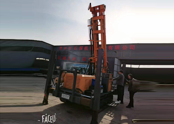 Grand puits d'eau de la chenille St-200 forant le compresseur de Rig Pneumatic With Kaishan Air